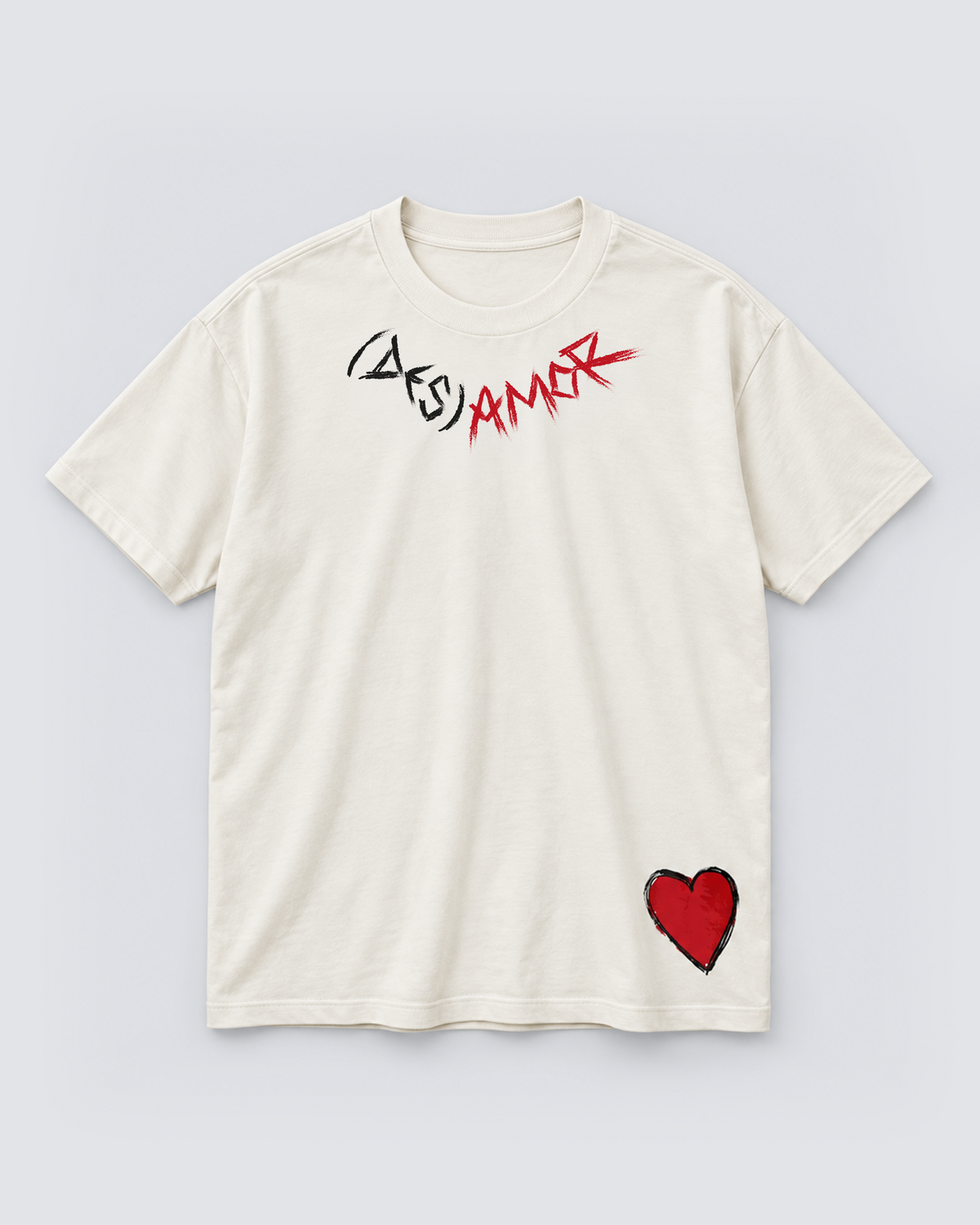 T-Shirt | basic | Off white 